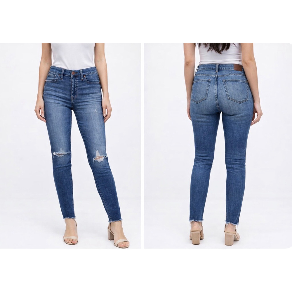 Women's Madewell Blue 9" High-Rise Skinny Jeans Size 27
